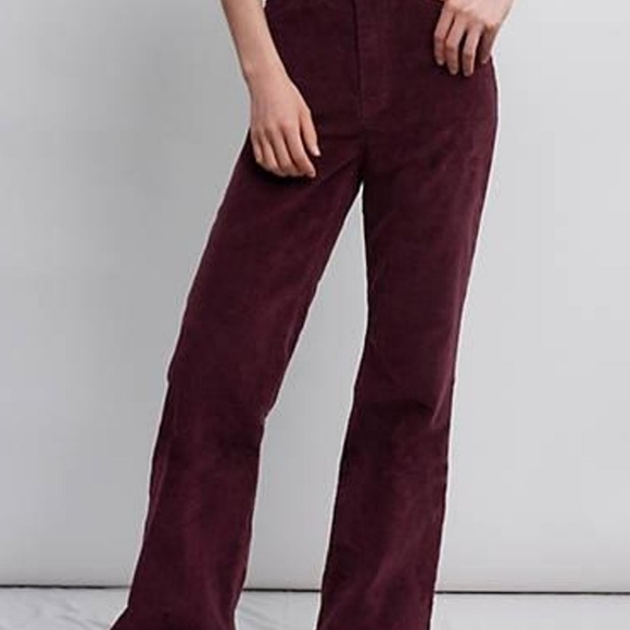 Corduroy True Vintage  High Waisted Purple Velvet Jeans 70s Y2k Blokecore 90s - Picture 2 of 14